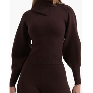 Adelita Split Cowl Neck Sweater Small
